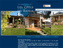 Tablet Screenshot of gites-riolo-sud-corse.com